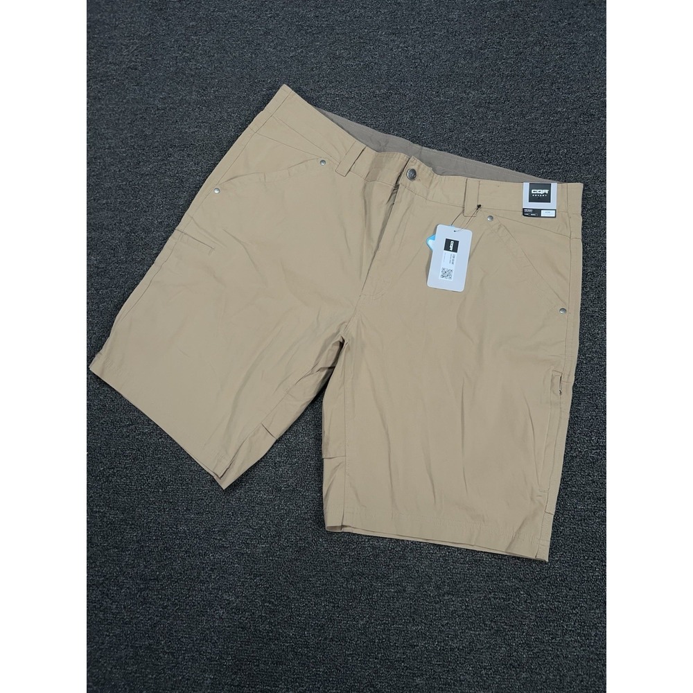 New CQR Shorts Men's 42 Beige Khaki Covert Tactical Nylon Stretch Work Utility